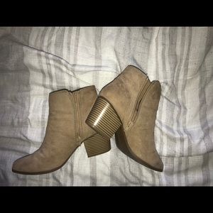 Suede booties